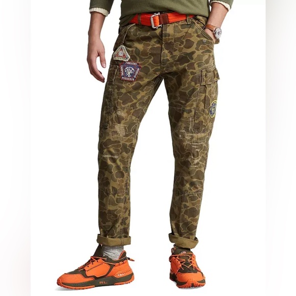 Polo Ralph Lauren Other - Polo Ralph Lauren Men`s Camo Patchwork Cargo Utility Pants 36x32
